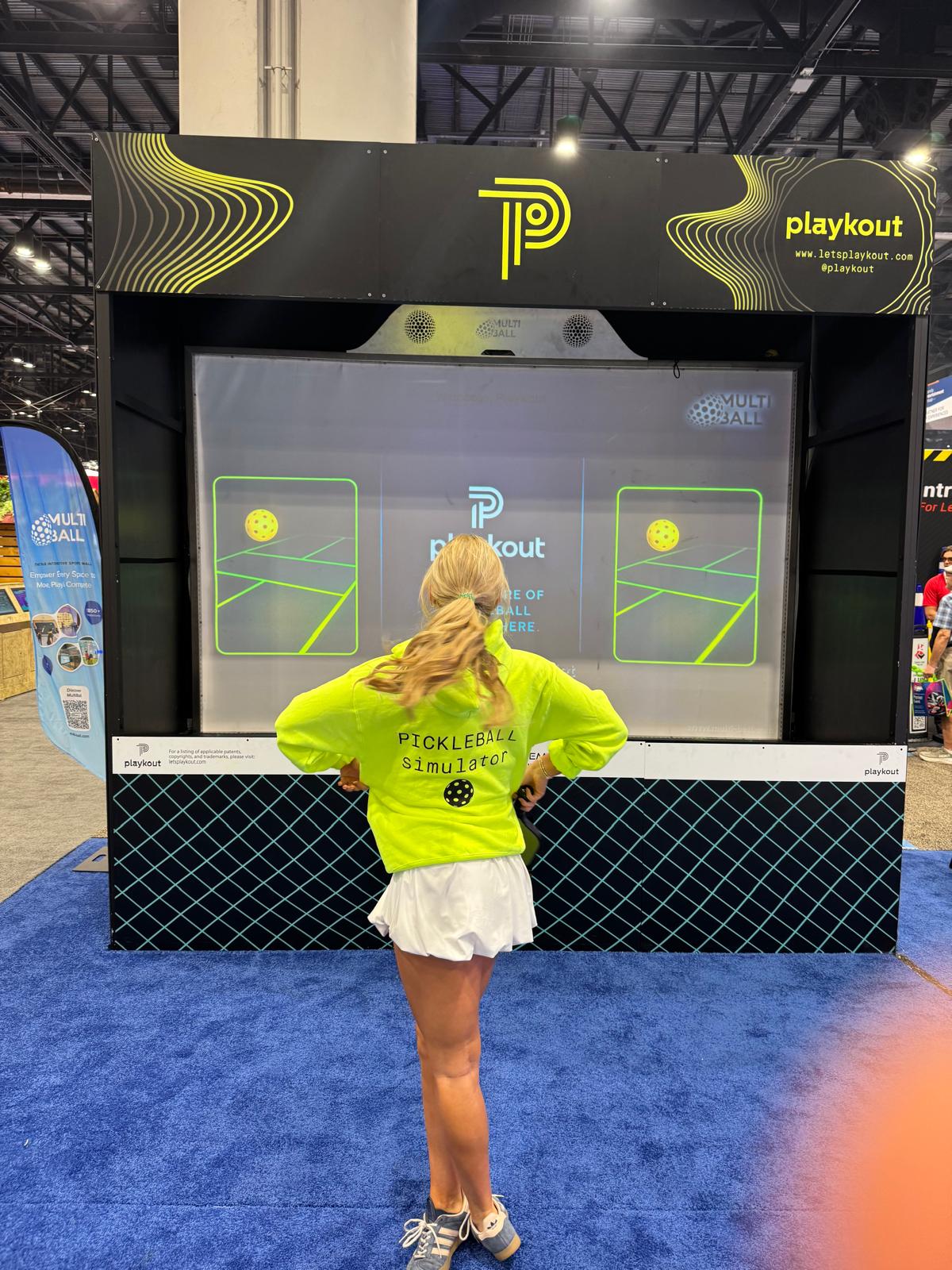 Emmaline Nichols at a Playkout activation